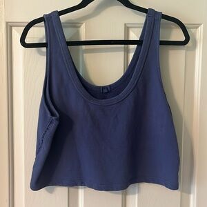 Aerie blue cropped tank